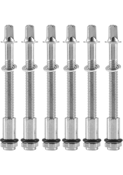 6 Adet Davul Gergi Çubukları 5cm Metal Davul Çemberleri Kısa Vida Yedek Parçalar Trampet Donanımı (Yurt Dışından)