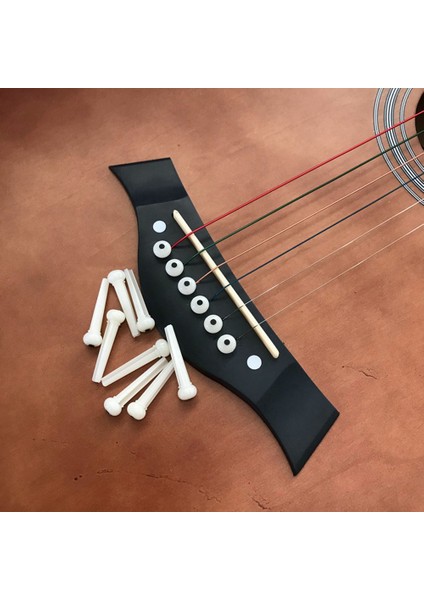 Gitar Sabit Dize Tırnak Akustik Gitar Sabit Dize Koni Dize Sütun Piyano Koni Enstrüman Aksesuarları (Yurt Dışından)