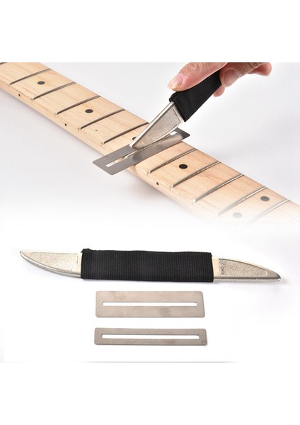 Gitar Fret Dosya Aksesuarları Profesyonel Metal Dosya Gitar Fret Bas Ukulele Luthier Araçları Için Uygun (Yurt Dışından)