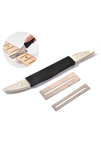 Gitar Fret Dosya Aksesuarları Profesyonel Metal Dosya Gitar Fret Bas Ukulele Luthier Araçları Için Uygun (Yurt Dışından)