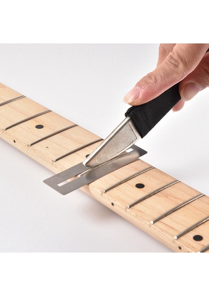 Gitar Fret Dosya Aksesuarları Profesyonel Metal Dosya Gitar Fret Bas Ukulele Luthier Araçları Için Uygun (Yurt Dışından)