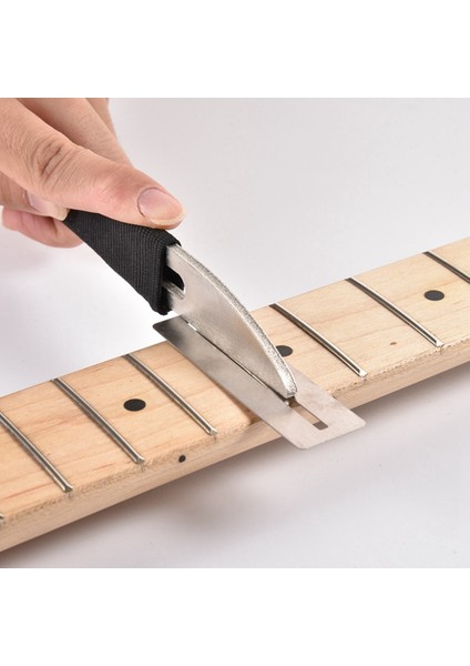 Gitar Fret Dosya Aksesuarları Profesyonel Metal Dosya Gitar Fret Bas Ukulele Luthier Araçları Için Uygun (Yurt Dışından)