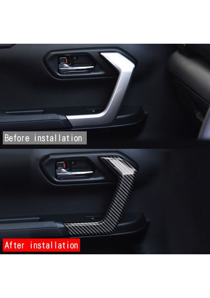 Toyota Rise Raıze 2021 Için Araba Kapı Iç Kolu Panelli Kapı Kolu Paneli Kapağı Araba Kapı Iç Kolu Paneli Çerçeve (Yurt Dışından)