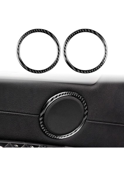 Bmw Z4 E89 2009-2016 Karbon Fiber Araba Kapı Hoparlör Trim Hoparlör Dekorasyon Çıkartması Aksesuarları (Yurt Dışından) fiyatları