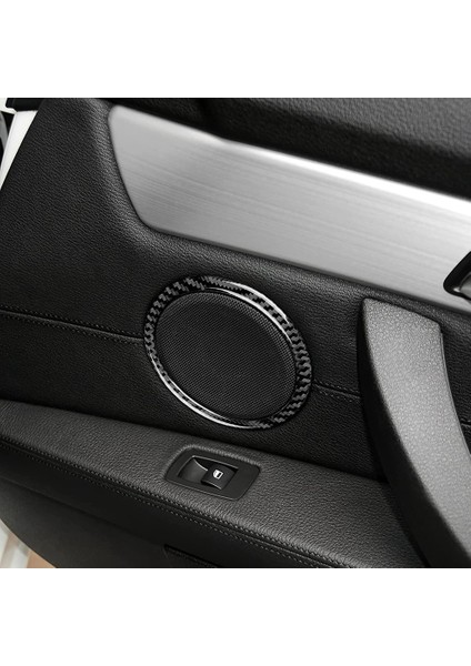 Bmw Z4 E89 2009-2016 Karbon Fiber Araba Kapı Hoparlör Trim Hoparlör Dekorasyon Çıkartması Aksesuarları (Yurt Dışından) fırsatları