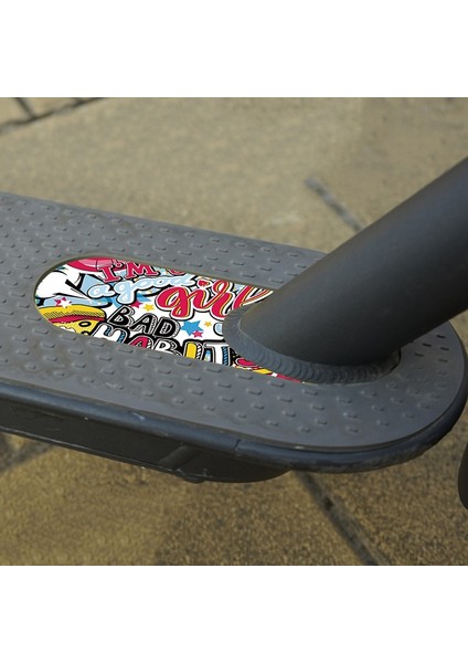 Scooter Ayak Pedi Çıkartmalar Xıaomı Mijia M365 1s Elektrikli Scooter Pedalı Basamak Etiket Bant Scooter Aksesuarları C (Yurt Dışından) modelleri