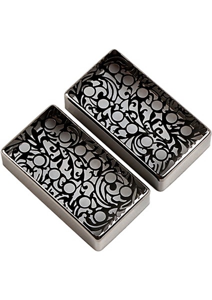 Ajur 12 Delik Humbucker Gitar Pikap Kapağı Lp Elektro Gitar Parçaları, Siyah 70X38X16MM (Yurt Dışından) indirimleri