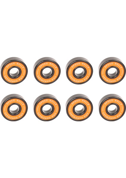 8 Adet Kaykay Rulmanları Premium Kaykay Rulmanları, Paten Kaykay Tekerleği Için Pro Longboard Rulmanları Turuncu (Yurt Dışından)