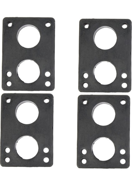 2 Çift Kaykay Kauçuk Conta 12MM Kaykay Yükseltici Pedleri Longboard Yükselticiler Kaykay Şok Pedleri (Yurt Dışından)