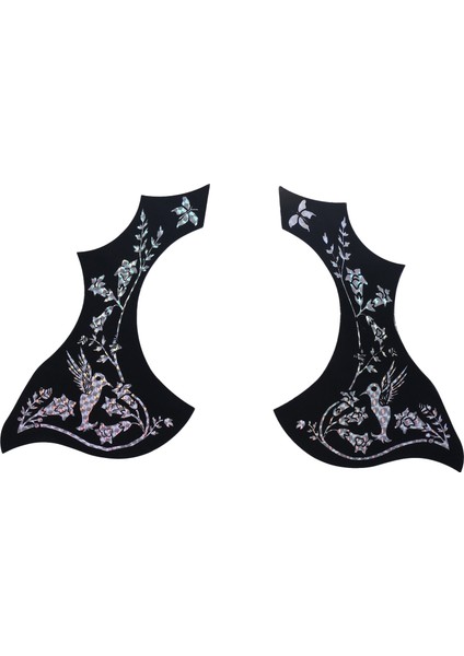Adet Gitar Pickguard Anti-Scratch Koruma Plakası Kendinden Yapışkanlı Pick Guard Etiket Akustik Gitar Parçaları Için (Yurt Dışından)