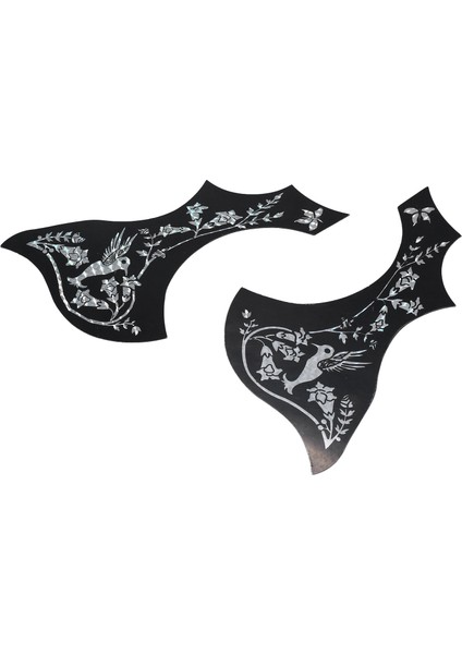 Adet Gitar Pickguard Anti-Scratch Koruma Plakası Kendinden Yapışkanlı Pick Guard Etiket Akustik Gitar Parçaları Için (Yurt Dışından)
