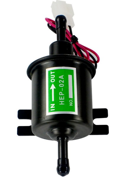 Evrensel 12 V Ağır Hizmet Tipi Elektrikli Yakıt Pompası Metal Katı Benzin Inline Yakıt Pompası Benzin Transfer Pompası 12 Volt HEP-02A (Yurt Dışından)