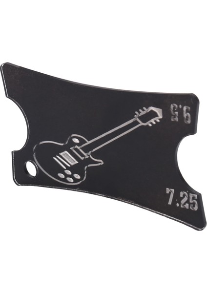 Paket Akrilik Gitar Çentikli Yarıçapı Göstergeler Klavye Gitar Cetvel Klavye Bas Akustik Gitar Için Ölçme Aracı (Yurt Dışından)