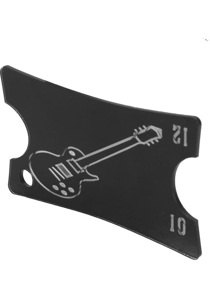Paket Akrilik Gitar Çentikli Yarıçapı Göstergeler Klavye Gitar Cetvel Klavye Bas Akustik Gitar Için Ölçme Aracı (Yurt Dışından)