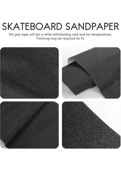 Su Geçirmez Kaykay Kayma Bandı Delikli Kayma Bandı Paten Scooter 84X23CM (Yurt Dışından) indirimleri