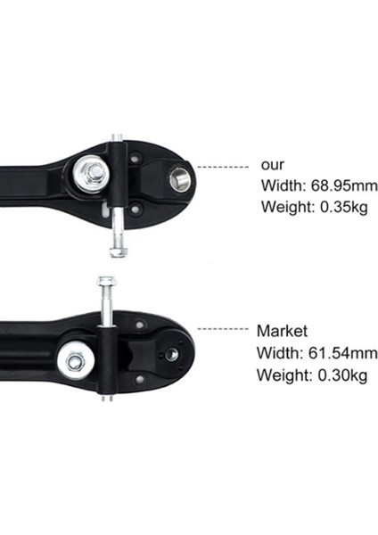 Paten Tabanı Dört Tekerlekli Iki Sıralı Paten Braketi Paten Tabanı Alt Plakası, Paten Ayak Ucu Durdurucuları, 248MM (Yurt Dışından) fırsatları