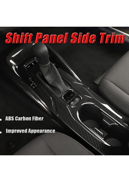 Toyota Corolla 2020-2022 Için Merkezi Konsol Vites Paneli Çerçeve Bardak Tutucu Kapak Trim Aksesuarları, Abs Karbon Fiber (Yurt Dışından) fırsatları