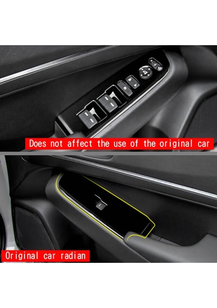 Araba Parlak Siyah Pencere Camı Kaldırma Düğmesi Anahtarı Kapağı Trim Kapı Kol Dayama Paneli Honda Hrv Hr-V Vezel 2021 2022 Lhd (Yurt Dışından)