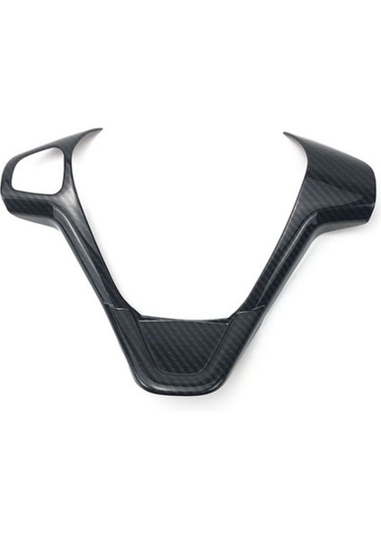 Araba Karbon Fiber Direksiyon Paneli Kapak Trim Çerçeve Etiket Ford Fiesta Için Mk7 2009-2017 Ecosport 2012-2017 (Yurt Dışından)