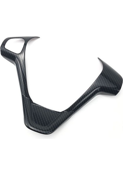Araba Karbon Fiber Direksiyon Paneli Kapak Trim Çerçeve Etiket Ford Fiesta Için Mk7 2009-2017 Ecosport 2012-2017 (Yurt Dışından)