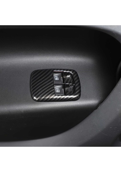 -Benz Smart 2015-2020 Için Cam Kaldırma Çerçeve Kapağı Ayar Kapakları Oto Aksesuarları (Yurt Dışından)