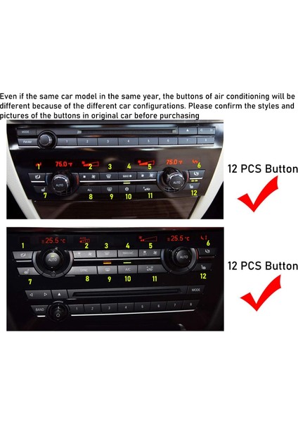 -Bmw A/c Klima Kontrol Paneli Fan Hızı Düğmesi, F01 F04 F06 F07 F10 F13 X5 F15/M F85 X6 F16/M F86 5 6 7 Serisi (Yurt Dışından) indirimleri