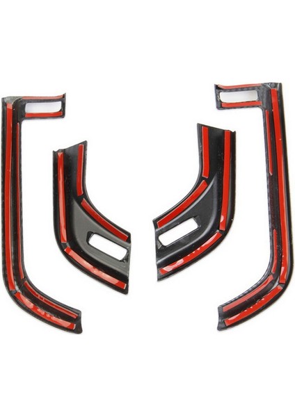 4 Adet Karbon Fiber Pano Ön Hava Firar Konut Çıkış Çerçevesi Dekoratif Kapak Trim Jeep Grand Cherokee 2021 2022 Için (Yurt Dışından)