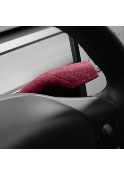 Tesla Model-Y Için Vites Paddle Koruyucu Süet Deri Kürk Shifter Kapak Kabuk Iç Modifikasyon Karbon Siyah (Yurt Dışından)