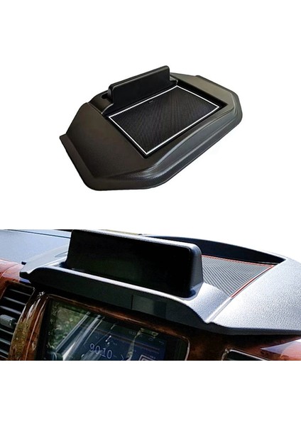 Araba Iç Dashboard Saklama Kutusu Toyota Hiace 2019-2023 Için Konsol Tepsisi Telefon Tutucu Stander Organize Trim Aksesuarla (Yurt Dışından)