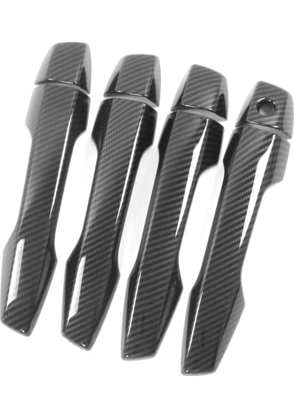 Araba Karbon Fiber Abs Kapı Kolu Kapak Trim Mitsubishi Xpander 2022 2023 Için Fit (Yurt Dışından)