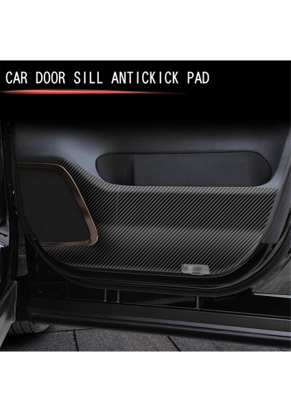Toyota Alphard 40 Serisi Için Yumuşak Karbon Fiber Araba Ön Kapı Anti-Kick Paneli Kapak Dekorasyon Çıkartması Araba Aksesuarları (Yurt Dışından) fiyatları