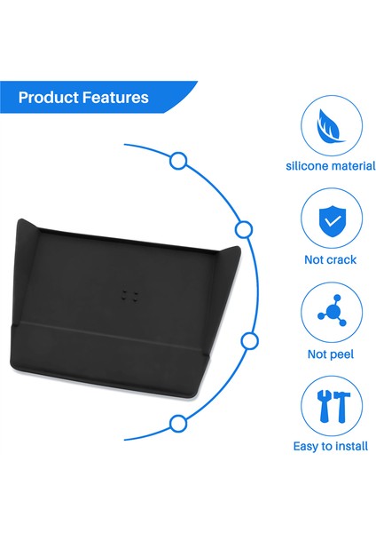 Araba Kaymaz Telefon Tutucu Ped Silikon Pano Mat Subaru Forester Crosstrek Xv Impreza 2019-2021 Aksesuarları (Yurt Dışından)
