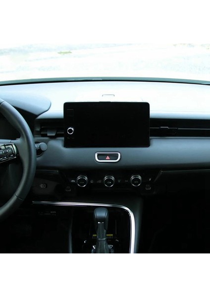 Araba Tehlike Acil Durum Işığı Çerçeve Uyarı Lambası Anahtarı Kapağı Trim Honda Vezel Hr-V Hrv 2021 2022 Gümüş (Yurt Dışından)