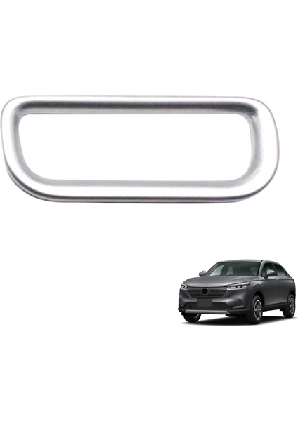 Araba Tehlike Acil Durum Işığı Çerçeve Uyarı Lambası Anahtarı Kapağı Trim Honda Vezel Hr-V Hrv 2021 2022 Gümüş (Yurt Dışından)