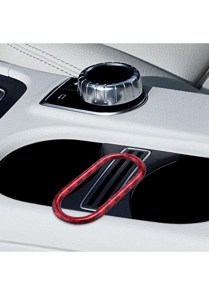 Mını Cooper F55 F56 Countryman F60 Için Kırmızı Karbon Fiber Iç Uyarı Işık Kapağı (Yurt Dışından) fiyatları