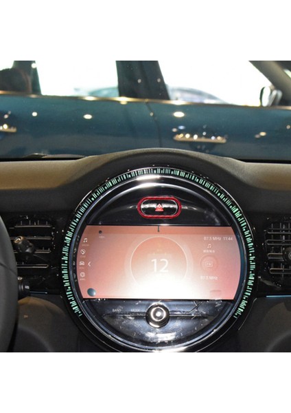 Mını Cooper F55 F56 Countryman F60 Için Kırmızı Karbon Fiber Iç Uyarı Işık Kapağı (Yurt Dışından) modelleri