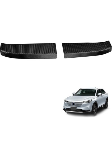Araba Gövde Kapı Emniyeti Şeritleri Eşik Plaka Koruyucu Arka Tampon Koruma Ayar Kapağı Şerit Honda Vezel Hr-V Hrv 2021 2022 B (Yurt Dışından)