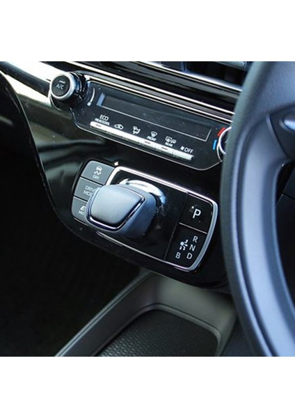Araba Parlak Siyah Merkezi Kontrol Vites Değiştirme Paneli Kapak Trim Çıkartması Iç Modifikasyonu Toyota Aqua 2021 2022 Rhd (Yurt Dışından) indirimleri