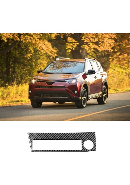 Araba Konsolu Sigara Çakmak Paneli Ayar Kapağı Karbon Fiber Dekor Toyota Rav4 2014 2015 2016 2017 2018 2019 Lhd (Yurt Dışından)