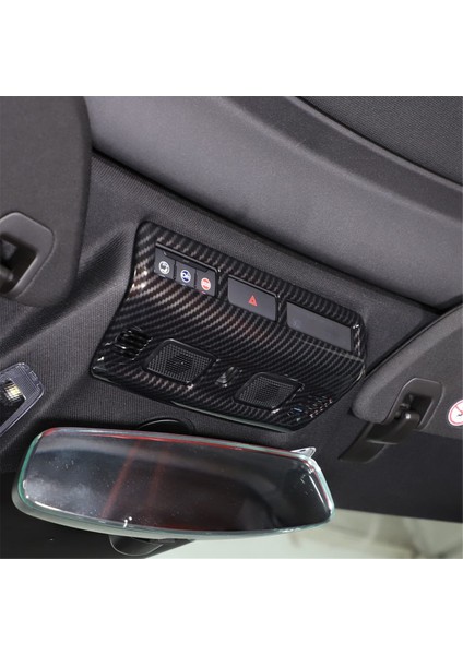 Chevrolet Corvette Için C8 2020-2023 Araba Çatı Okuma Lambası Lambası Kapağı Trim Iç Aksesuarları Abs Karbon Fiber (Yurt Dışından)