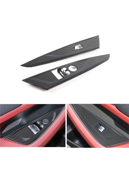 Bmw 4 Serisi Için G22 G23 2020-2023 Araba Pencere Camı Kaldırma Düğmesi Anahtarı Krom Çerçeve Trim Çıkartmalar Aksesuarları (Yurt Dışından) fiyatları