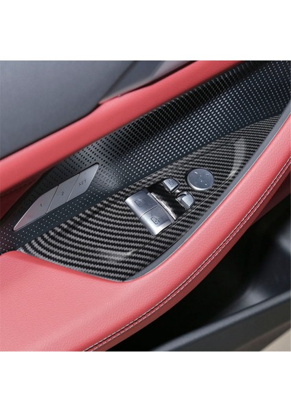 Bmw 4 Serisi Için G22 G23 2020-2023 Araba Pencere Camı Kaldırma Düğmesi Anahtarı Krom Çerçeve Trim Çıkartmalar Aksesuarları (Yurt Dışından) modelleri