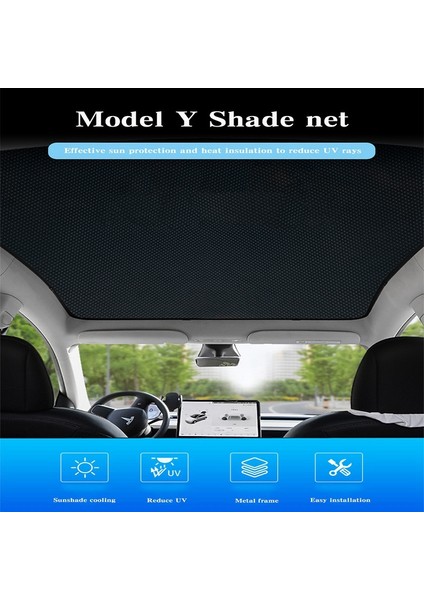 Araba Arka Güneşlik Çatı Cam Güneşlik Uv Blok Işıklık Tonları Koruyucu Tesla Model Y Aksesuarları (Yurt Dışından) fiyatları
