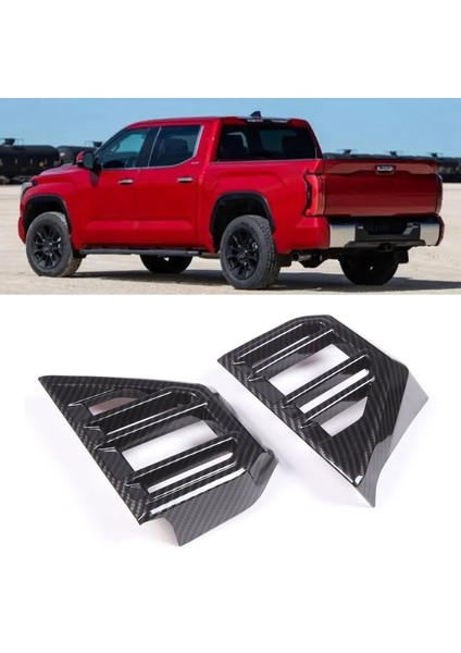 Toyota Tundra/sequoia 2022 2023 Için Karbon Fiber Abs Araba Iç Dashboard Hava Firar Çıkışı Kapak Araba Styling OC12359 (Yurt Dışından)