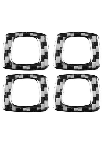 Bmw-X3 E83 2006-2010 Karbon Fiber Kapı Kilidi Çekme Pimi Düğmesi Dekoratif Kapak Trim Etiket Aksesuarları (Yurt Dışından)