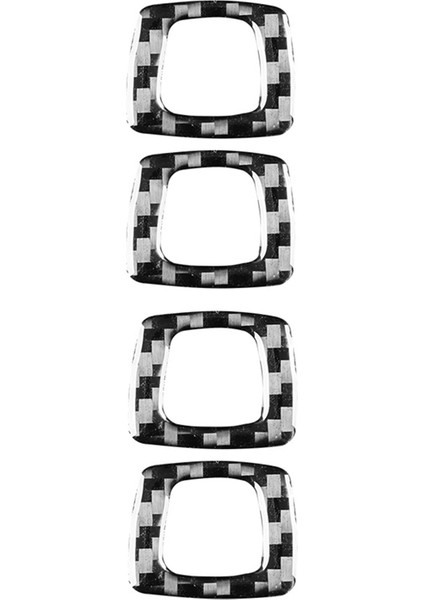 Bmw-X3 E83 2006-2010 Karbon Fiber Kapı Kilidi Çekme Pimi Düğmesi Dekoratif Kapak Trim Etiket Aksesuarları (Yurt Dışından)