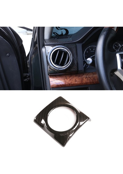 Araba Karbon Fiber Dashboard Sürücü Yan Hava Firar Konut Çıkış Çerçevesi Dekoratif Kapak Trim Toyota Tundra 2014-2021 Için (Yurt Dışından) modelleri