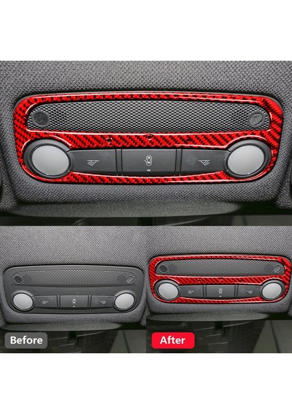 Karbon Fiber Okuma Aydınlatma Koruması Paneli Trim Etiket Audi-Tt 8n 8j MK123 Ttrs 2008-2014 Iç Aksesuarlar (Yurt Dışından) indirimleri