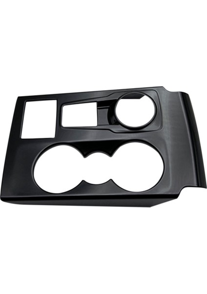 Araba Parlak Siyah Merkezi Konsol Vites Su Bardağı Tutucu Dekorasyon Kapak Trim Çıkartmalar Ford Bronco 2021 2022 Için (Yurt Dışından)