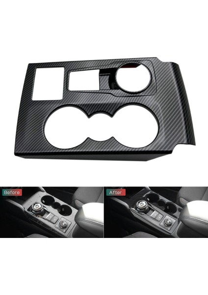 Araba Parlak Siyah Merkezi Konsol Vites Su Bardağı Tutucu Dekorasyon Kapak Trim Çıkartmalar Ford Bronco 2021 2022 Için (Yurt Dışından) fiyatları